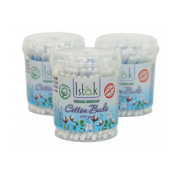 Ватные палочки ISTAK COTTON ROUNDE 100PC (061212) 