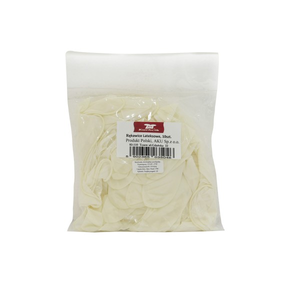 Резиновые перчатки KUCHCIK LATEKSOWE 10 PCS (035046)