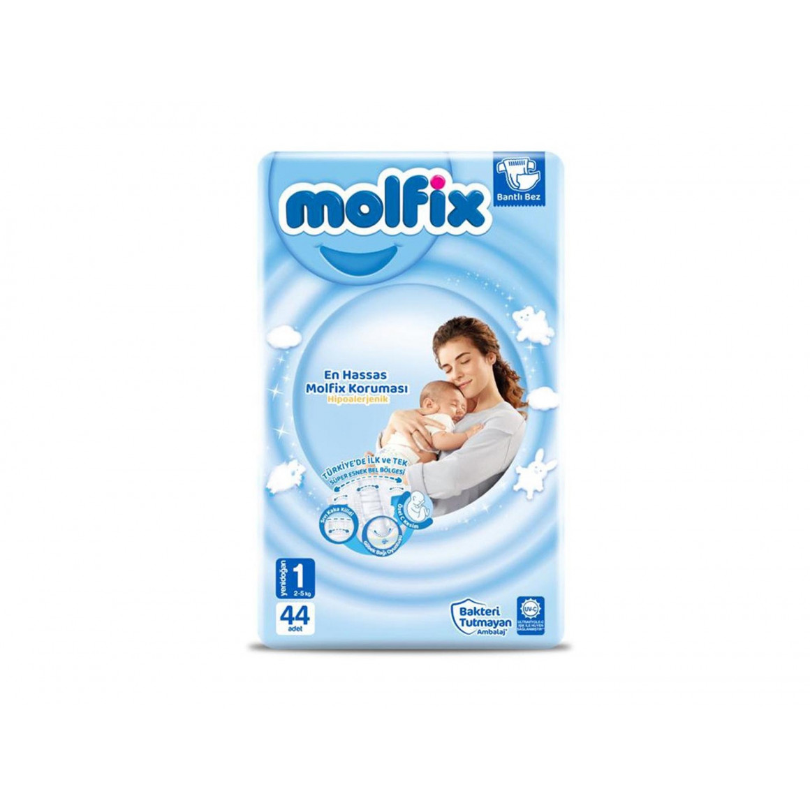 Տակդիր MOLFIX TWIN 3D PANTIES N1 44PC (821174) 