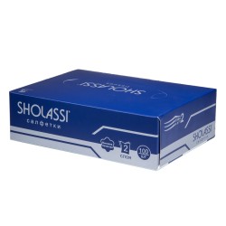 Napkin SHOLASSI N100 EXTRA SOFT 2PLY 100PC (231579) 