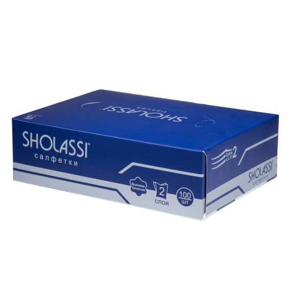 Napkin SHOLASSI N100 EXTRA SOFT 2PLY 100PC (231579) 