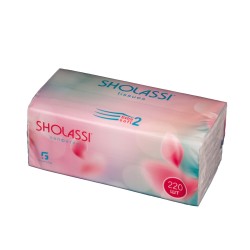 Салфетка SHOLASSI N220 EXTRA SOFT BIG 2PLY 220PC (31647) 