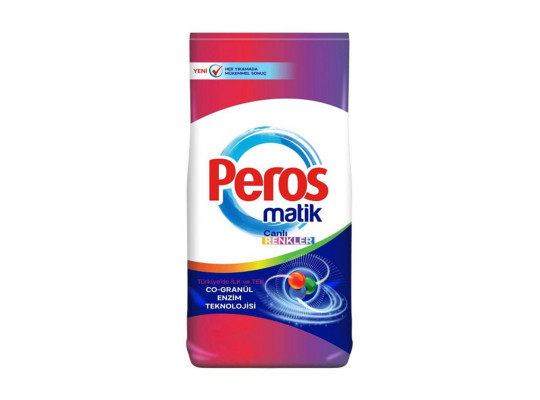 Washing powder PEROS COLOR 9KG (826236) 