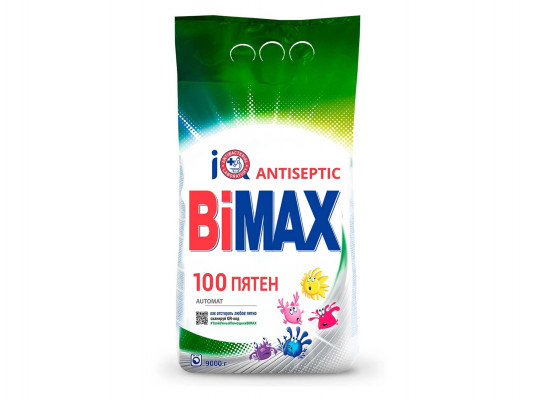 Լվացքի փոշի եվ գել BIMAX POWDER 100 STAINS 9KG 096619