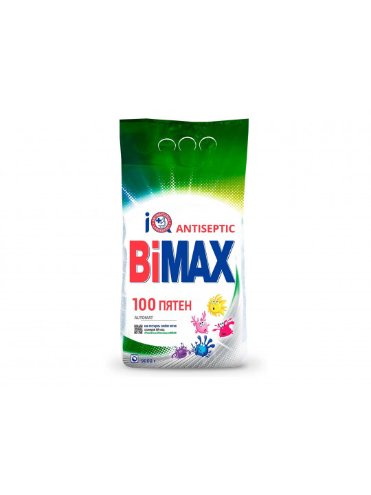 Стиральный порошок и гель BIMAX POWDER 100 STAINS 9KG (096619) 