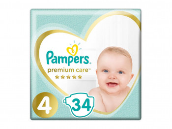 Diaper PAMPERS PREMIUM N4 (9-14KG) 34PC (379368) 