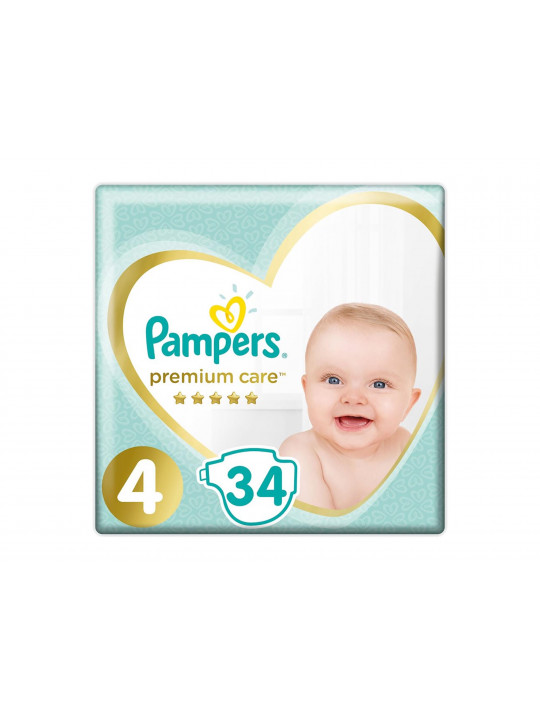 Diaper PAMPERS PREMIUM N4 (9-14KG) 34PC (379368) 