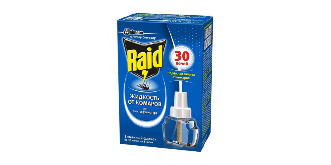Insect repellent RAID LIQUID FOR 30 NIGHT (991183) 