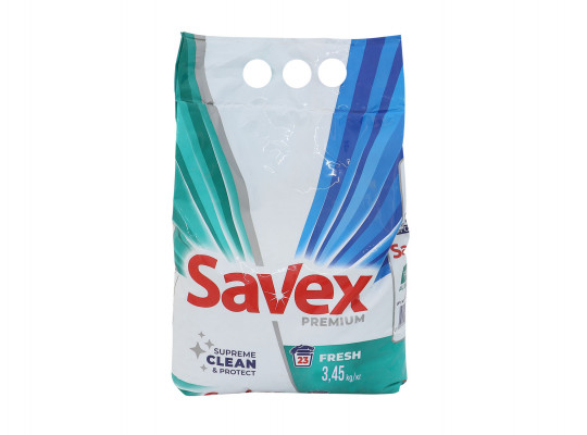 Washing powder and gel SAVEX POWDER PREMIUM FRESH 3450GR 047930