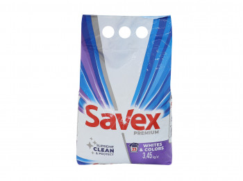 Washing powder SAVEX POWDER PREMIUM WHITE & COLOR 3450GR (047916) 