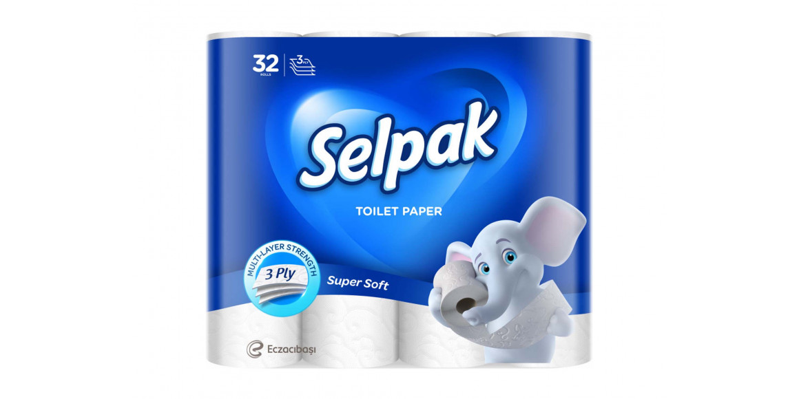 Toilet paper SELPAK DELUXE COTTON 32PC (044753) 