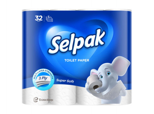 Toilet paper SELPAK DELUXE COTTON 32PC (044753) 