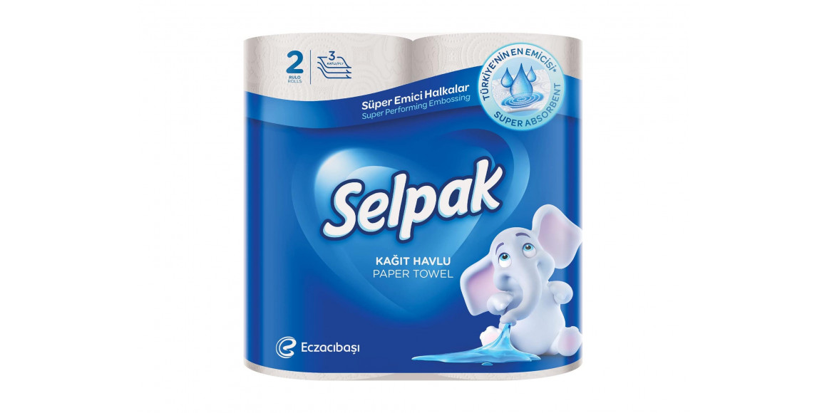 Paper towel SELPAK FOR KITCHEN TOWEL WHITE 1PC (015029) 