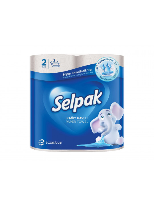 Napkins SELPAK FOR KITCHEN TOWEL WHITE 1PC (015029) 
