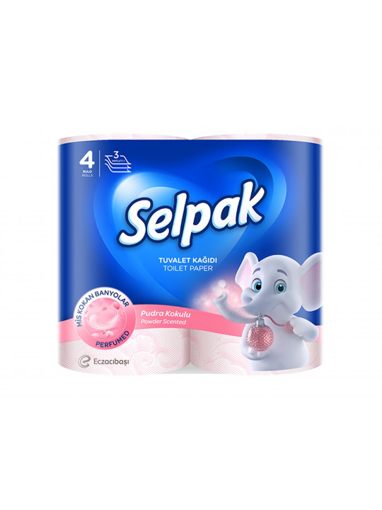 Toilet paper SELPAK WITH TALC SCENTED 4PC (065482) 