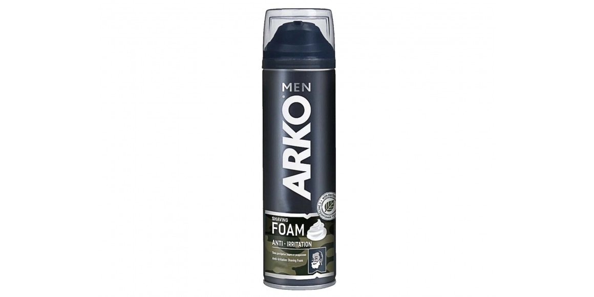 For shaving ARKO SHAVING FOAM AFTERSHAVE ANTI IRRITATION 200ML (477257) 