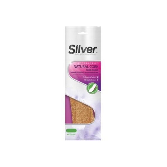 Կոշիկի խնամք SILVER SHOE INSERT ON CORK 33-45cm TB4003-00 (000730) 