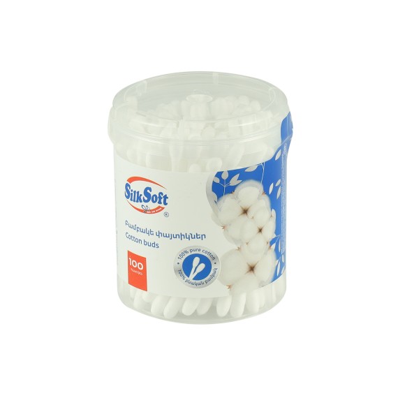 Բամբակյա փայտիկ SILK SOFT 100PC (704111) 