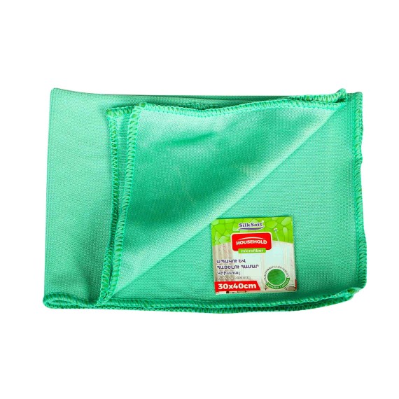 Cleaning cloth SILK SOFT MICROFIBER FOR GLASS AND MIRROR CRYSTAL 30x40 (013420) 