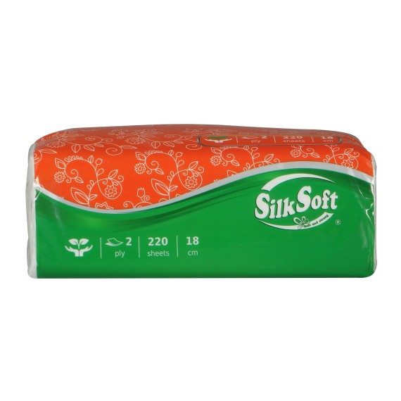 Салфетка SILK SOFT 220 ՀԱՏ 2Շ 18ՍՄ (010405) 