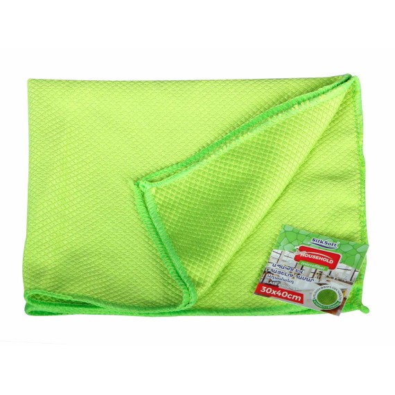Cleaning cloth SILK SOFT MICROFIBER FOR GLASS AND MIRROR DIAMOND 30x40 (012300) 