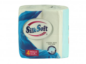Туалетная бумага SILK SOFT 3 LAYER 4PC (011471) 