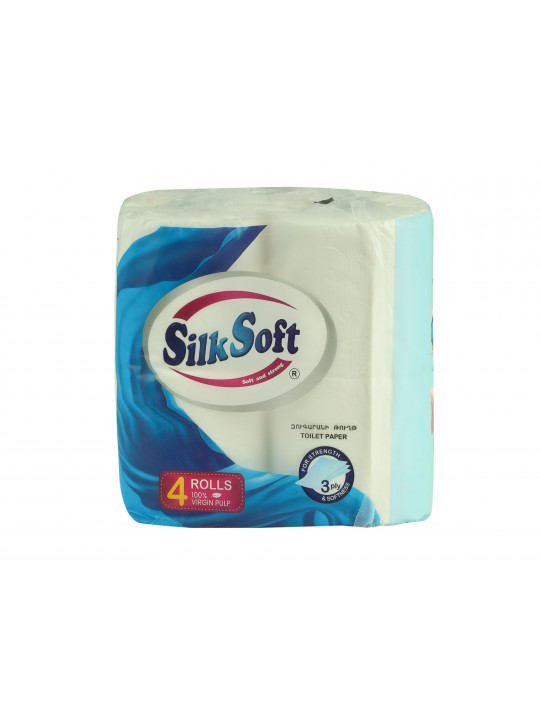 Toilet paper SILK SOFT 3 LAYER 4PC (011471) 