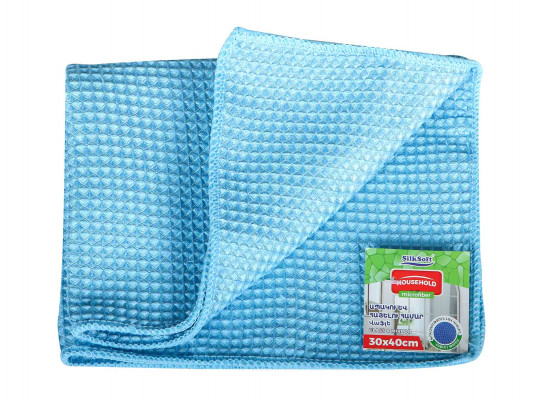 Cleaning cloth SILK SOFT MICROFIBER FOR GLASS AND MIRROR WAFFLE 30x40 (013383) 