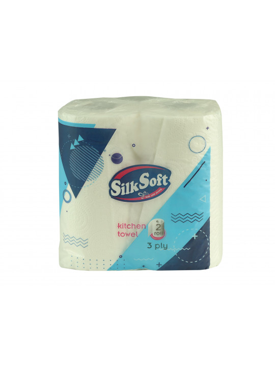 Paper towel SILK SOFT KITCHEN PAPER TOWEL PREMIUM 3 LAYER 2PC (370438) 