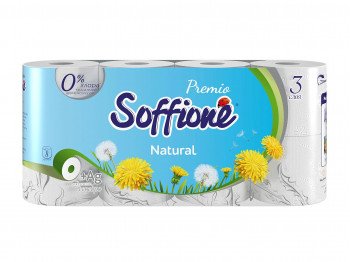 Toilet paper SOFFIONE PREMIO NATURAL 3PLY 8PC (100075) 