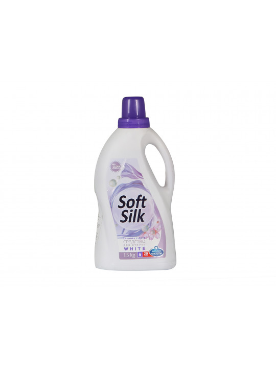 Washing powder and gel SOFT SILK GEL WHITE 1.5L (001291) 