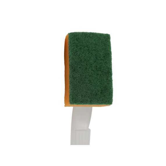 Խոհանոցի սպունգ եվ քերիչ SANEL SPONGE WITH HANDLE ORANGE (046091)
