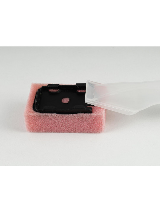 Кухонная губка  и скребок SANEL SPONGE WITH HANDLE PINK (046114)