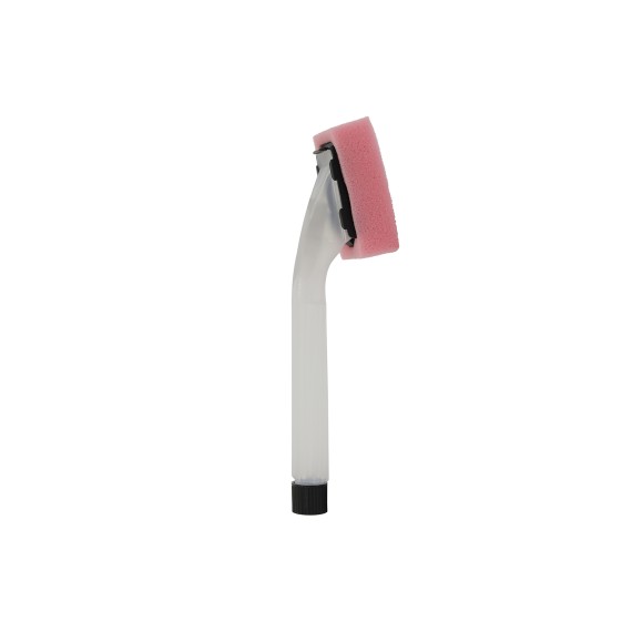 Kitchen sponge and scourer SANEL SPONGE WITH HANDLE PINK (046114)