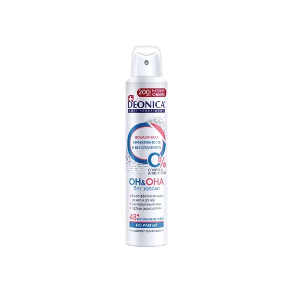 Deodorant DEONICA SPRAY HE&SHE 200ML (492548) 