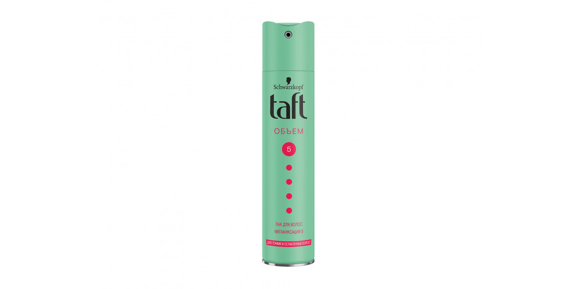 Hair care TAFT HAIR SPRAY VOLUME MEGA STRONG F5 250ML (805741) 