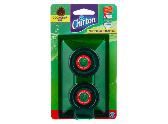 Մաքրող միջոցներ CHIRTON TOILET TABLETS PINE FOREST 2x50GR 10397