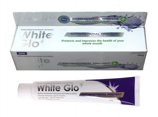 Oral care WHITE GLO TOOTH PASTE WHITENING ANTIBACTERIAL 100ML (002138) 