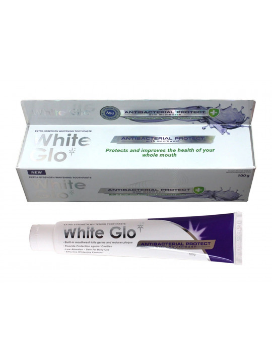 Oral care WHITE GLO TOOTH PASTE WHITENING ANTIBACTERIAL 100ML (002138) 