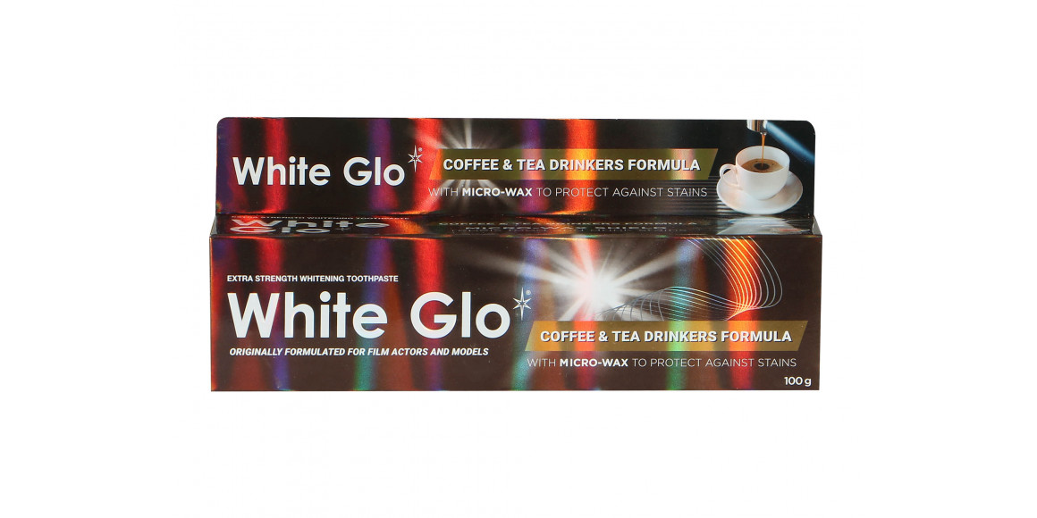 Уход за полостью рта WHITE GLO TOOTH PASTE WHITENING COFFEE&TEA 100ML (000899) 