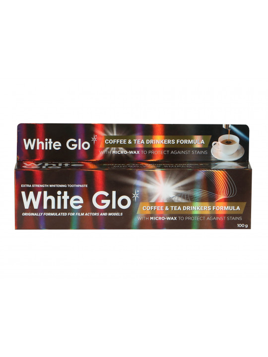 Բերանի խոռոչի խնամք WHITE GLO TOOTH PASTE WHITENING COFFEE&TEA 100ML (000899) 