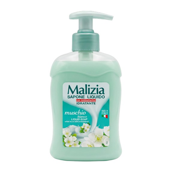 Liquid soap MALIZIA White Musk Antibacterial 300ml (019601) 