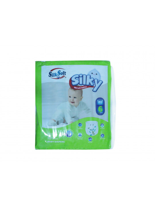 Подгузник SILK SOFT XL N6 (15-30KG) 40PC (010351) 