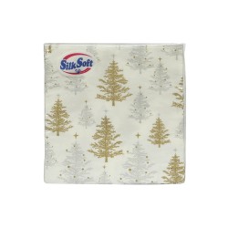 Салфетка SILK SOFT 20 ՀԱՏ 3Շ ՔԱՌԱԿՈՒՍԻ ԱՐԾԱԹԵ ԵՎ ՈՍԿԵ ՏՈՆԱԾԱՌ (981255) 