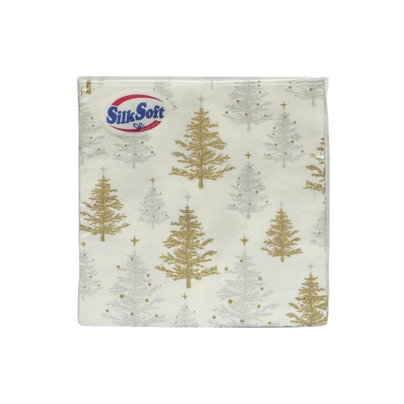 Салфетка SILK SOFT 20 ՀԱՏ 3Շ ՔԱՌԱԿՈՒՍԻ ԱՐԾԱԹԵ ԵՎ ՈՍԿԵ ՏՈՆԱԾԱՌ (981255) 