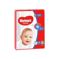 Տակդիր HUGGIES CLASSIC MEGA N3 (4-9KG) 78 PC (543116) 