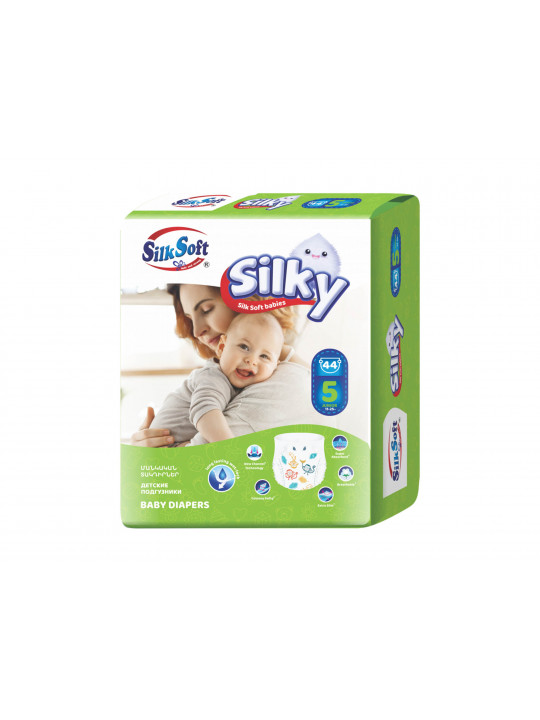 Diaper SILK SOFT JUNIOR N5 (11-25KG) 44PC (010344) 