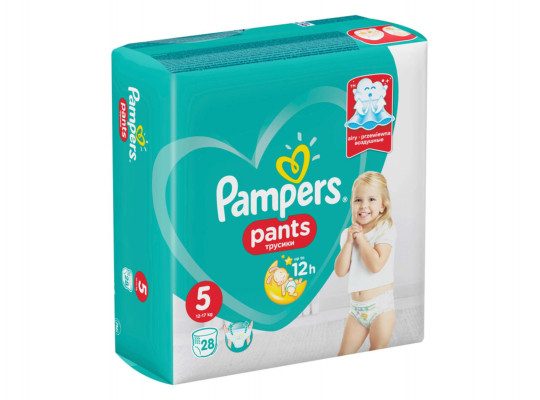 մանկական տակդիրներ PAMPERS PANTS N5(12-17KG) 28PC(414298) 4298