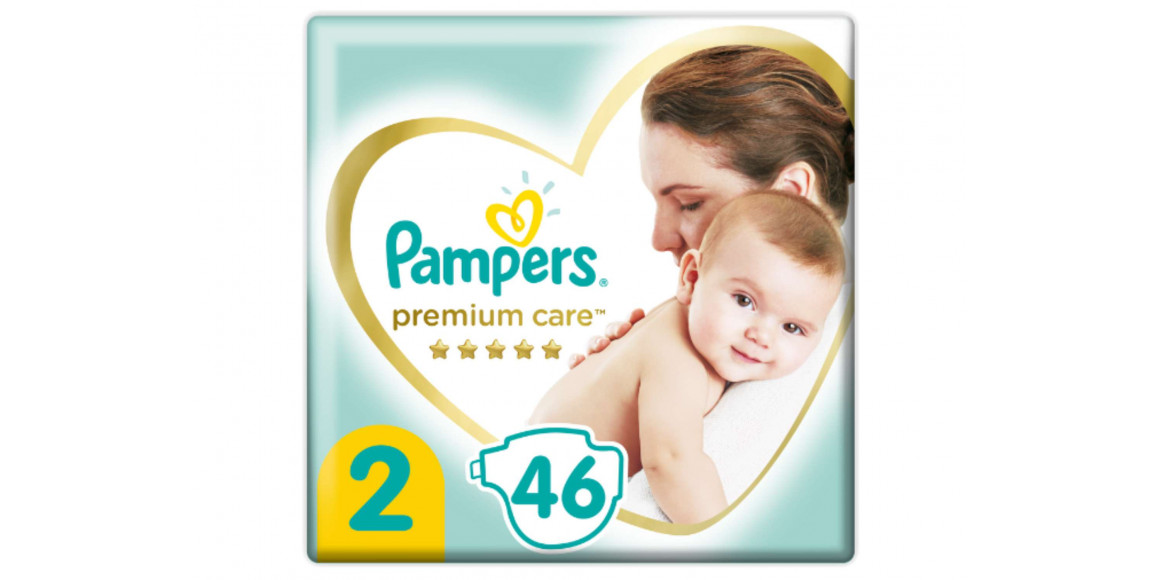 Diaper PAMPERS PREMIUM N2 (4-8KG) 46PC (104799) 