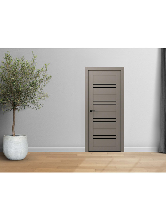 Room doors VDK ЭКО DELUXE 306 (3) GREY SOFT 